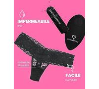 MySecretCase Mutandine Vibranti con Telecomando - Vibratoreper Donna Professionale, Sextoys Coppia, Vibratore Clitoride Femminile, Stimolatore Vibrante Donne Piccolo, Mutande Sexy a distanza (S/M)