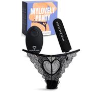 MySecretCase Mutandine Vibranti con Telecomando - Vibratoreper Donna Professionale, Stimolatore Vibrante Donne Piccolo,SexToys Coppia, Vibratore Clitoride Femminile, Mutande a distanza M/L