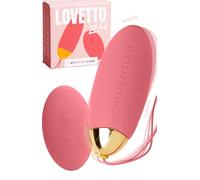 MySecretCase Ovetto Vibrante con Comando a Distanza fino a 10m Vibratoreper Donna Punto G Squirting 9 Modalità di Vibrazioni Vibratoreper Donna Piccolo Impermeabile (Rosa)