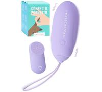 MySecretCase Ovetto Vibrante con Telecomando Vibratoreper Donna Piccolo 7 Vibrazioni e 4 Intensità Sexytoysys Donna Vibratore Wireless Comando a Distanza fino a 10m Impermeabile Lilla