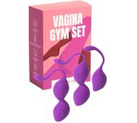 MySecretCase Palline Kegel Donne - Set Di Palline Vaginali Sextoys Pavimento Pelvico, Palle Kegel Ginnastica Pelvica Per Donna, Palla Gravidanza Allenamento Pavimento Pelvico Strumenti (Viola)