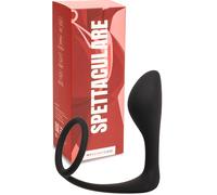 MySecretCase Plug Anale con Anello Pene Stimolatore Prostata per Lui Cock Ring Plug Anale-Dilatatore Uomo Donna in Silicone 2 in 1 Butt Plug Dildo Anale Sexytoysys Coppia Waterproof