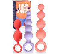 MySecretCase Plug Analesex Toys Kit Plug Anale-Dilatatore Uomo e Plug Anale-Dilatatore Donna Piccolo Set 3 Buttplug, Perfetto per Chi si Avvicina all'Anal con Calma, Step by Step Sexytoysys Coppia