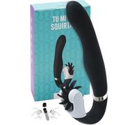 MySecretCase Sexytoysys Donna Squirting 20cm Vibratore Clitoride Vibratore Rabbit Vibratoreper Donna Punto G Squirting 10 Modalità Vibrazione e 10 Rotazione Lingua Vibrante Clitoride Sexytoysys Coppia