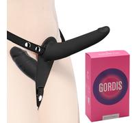 MySecretCase Strap On per Coppie Strapon. Anale. Indossabile Dildo Doppio Pene 14,5cm + 8,5cm Strapon Doppio per Coppia Sexytoysys Donna Dildo Anale Strap On Per Coppie