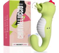MySecretCase Vibratore Clitoride Lingua Vibrante Vibratoreper Donna Piccolo 5 Livelli di Vibrazione Stimolatore Clitoride Femminile Sexytoysys Coppia Masturbatore Donna Impermeabile USB