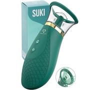 MySecretCase Vibratoreper Donna Clitoride - Vibratore Succhia Clotoride per Donne, Vibratore che Lecca per Donne, Stimolatore Clitoride Femminile, Vibratoreper Piccolo Lingua (Suki)