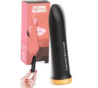MySecretCase Mini Vibratore Stimolatore Clitoride - Vibratoreper Donna Professionale Piccolo Sextoys, Bullet Vibrante Colotoride, Mini Vibratori Portatili Rossetto Donne, Dildo Vibranti Punto G (Nero)