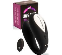 MySecretCase Vibratoreper Donna con Telecomando a Distanza 9 Modalità Di Vibrazione Stimolatore Clitoride Femminile Sexytoysys Coppia Vibratoreper Donna Wireless Vibratore per Coppia Nero