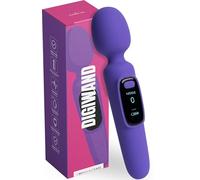 MySecretCase Vibratoreper Donna Professionale - Massaggiatore Magic Wand per Donne, Vibratore Massaggio Muscolare, Sextoys Morbido Per Clitoride, Vibratoriper Clotoride per Coppia (Viola)