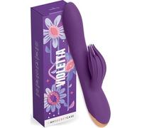 MySecretCase Vibratoreper Donna Professionale - Vibratore Donne Realistico per Clitoride, Dildo Per Coppia Vibrante Piccolo, SexToys Stimolatore Per Clotoride, Vibratori Sessuali Vibranti (Violetta)