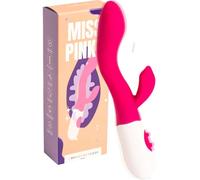 MySecretCase Vibratoreper Donna Punto G Squirting 19,5cm Vibratore Rabbit Vibratoreper Donna Grandi Stimolatore Clitoride Femminile 10 Modalità Vibrazione Sexytoysys Coppia Squirting (Fucsia)