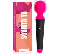 MySecretCase Vibratoreper Donna Punto g Squirting Masturbatore per Donna Vibratore Clitoride Magic Wand 19,5cm 10 Modalità di Vibrazione Sexytoysys Coppia Stimolatore per Clitoride Fucsia