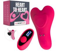 MySecretCase Vibratoreper Donna Telecomando 10 Vibrazioni e 4 Intensità Vibratore Clitorideo Magnetico con Comando a Distanza Vibratore Piccolo Mutandine Vibranti Sexytoysys Coppia IPX6 USB