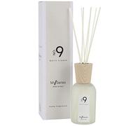 MySenso - N°9 White Flower - Diffusore a Bastoncini - fragranza per casa e Ambiente - Profumo fiorito, dolce, fruttato - Confezione Regalo sostenibile