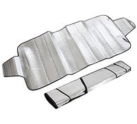 myshopx Copertura per parabrezza, protezione solare per auto, copertura per parabrezza, colore argento