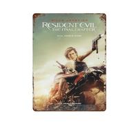 MYSJWLPOT Targa in metallo con stampa del film Resident Evil, decorazione da parete, poster in metallo moderno, decorazione per la casa, bar, negozio, decorazione vintage, 39,9 x 30 cm