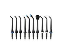 MySmile 10 punte di ricambio per idropulsore, set di ugelli per irrigazione orale e custodia, compatibili con MySmile Cordless Select LP211 e LP221