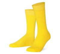 Mysocks uomo e donna calze tinta unita giallo