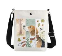 MYSOMY Beagle Borsa a tracolla Beagle Cane Mamma Regali Beagle Amante Regali Beagle Proprietario Regali Beagle Mama Borsa a tracolla, Beagledog Cb Uk2, 111