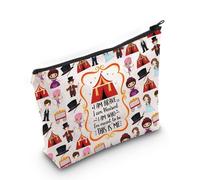 MYSOMY Beauty case musicale ispirato a Broadway con scritta "I Am Brave I Am Bruised Incoraggiamento", Questo è Me Bag3, morden