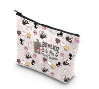 MYSOMY Berlioz - Trousse per il trucco con gatto Marie & Berlioz, idea regalo per gatti Berlioz is My Spirit, astuccio con cerniera, Berliozspirit