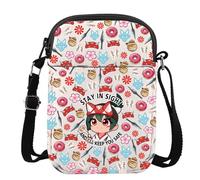 MYSOMY Borsa a tracolla ispirata a Ofuda per amanti del gioco, con scritta "Stay in Sight And I'll Keep You Safe Ofuda Borsa a tracolla, Rimanere in vista Uk3, 111