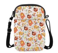 MYSOMY Borsa a tracolla ispirata al leone Leone Amante Regali Be Prepared Borsa a tracolla con leone, Lionpig Cb3, 111