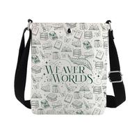 MYSOMY Borsa a tracolla per scrittore letterario regalo autore regali autore borsa a tracolla romanziere regali tessitore di mondi regali, Tessitore di Mondi Cb2, 111