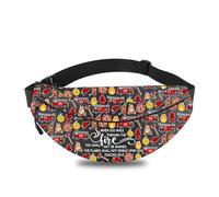 MYSOMY Borsa a tracolla per vigili del fuoco, idea regalo per pompieri, Fiamme Wb3, alla moda