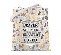 MYSOMY Borsa da toeletta con orso Pooh e maialino, idea regalo per gli amanti dei cartoni animati, Pooh Bear Tb, 13.7inch*15.7inch