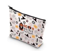 MYSOMY Borsa per il trucco con cicatrice del film Leone Cattivo Scar is My Spirit Animal Simba & Scar Zipper Pouch, Scarspirit