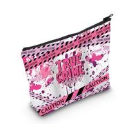 MYSOMY Borsa per il trucco True Crime Addict, regalo per amanti del crimine vero crimine, regalo per fan forensi e dei casi freddi, Borsa True Crime 3, morden