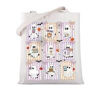 MYSOMY Borsa per la spesa riutilizzabile in tela per agenti immobiliari astrologia agenti immobiliari di Halloween, Agente immobiliare Tb, 13.7inch*15inch