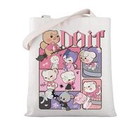 MYSOMY Borsa tote Stay Fandom - K-POP Boy Group Gift - Borsa riutilizzabile per fan SKZ - Merch per amanti della musica, It Tote, Taglia unica