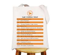 MYSOMY Camp Half Blood Tote Bag Campeggio Mezzo Sangue Regali Percy Book Regali Campo Mezzo Sangue Merchandise, Programma del campeggio, INCH