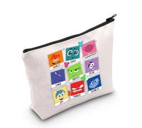 MYSOMY Cartoon Emozione Regalo All'interno Film Tutti I Sentimenti Personaggi Makeup Bag Faces Merch Gioia Rabbia Paura Tristezza Regalo, Borsa Emozioni, morden
