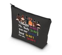 MYSOMY Clue Movie Inspired Gift Murder Mystery Makeup Bag Comedy Movie Quote Cosmetic Bag Clue Movie Fan Gift, So Did I Bag, Morden