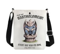 MYSOMY Fantasy Book Crossbody Bag Fear Not Everyday Had It's Dog Gifts Book Lover Borsa a tracolla, Barth Lomew Cb2, 111