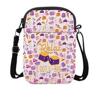 MYSOMY Filippino Ube Crossbody Bag Ube Amante Regali Filippine Borsa a tracolla Viola Yam Regali Filippino Ube Messenger Bag, Relax ho ottenuto U-bae Cb3, 111