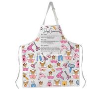 MYSOMY Grembiule da toelettatore per cani da parrucchiere regali per toelettatura cani grembiule per toelettatura cani We Care About Every Single Dog, Dog Groomer We care Grembiule 3, Taglia unica