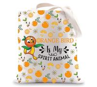 MYSOMY Orange Bird Cosmetic Makeup Bag Orange Bird Gifts Orange Bird is My Spirit Animal Orange Bird Merchandise, Orange Bird Tb