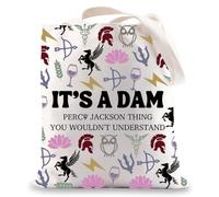 MYSOMY Percy Movie Inspired Makeup Bag Camp Half Blood Gift It's A Percy Thing You Wouldn't Understand Delphi Strawberry Service Zipper Pouch, È una diga Tb