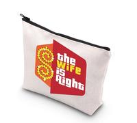 MYSOMY Prezzo Live TV Show Makeup Bag The Wife is Right Regali Prezzo Game Show Regali The Wife is Right Zipper Pouch, La Moglie Mb