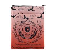 MYSOMY Romantasy Dragons Book Sleeve Fantasy Dragon Rider Gifts The First Year is When Some of Us Lose Our Lives YA Fantasy Book Sleeve (The First Year)
