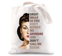 MYSOMY Scarlett O'Hara Tote Bag Scarlett O'Hara Gifts Gone Wind Movie Gifts Gone Wind Borsa a tracolla, Great Balls Regno Unito, INCH