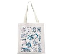MYSOMY Singer Fans Tote Bag Y2K Nostalgia Borsa a tracolla Singer Fans Gift Album Merch Tour Concerto Merch, Fragola Tb3, 13.7inch*15.7inch