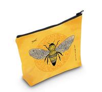 MYSOMY The Mask Falling Novel Inspired Gift The Mask Falling Makeup Bag The Bone Season Series Lover Gift Book Lovers Gift, Borsa per api, morden