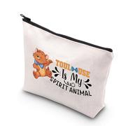 MYSOMY Toulouse Cat Makeup Bag Marie & Toulouse Cat Gifts Toulouse is My Spirit Animal Kitten Zipper Pouch, Tolosa pirit