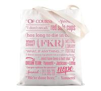 MYSOMY True Crime Trial Tote Bag FKR Regali Trial Supporter Regali FKR Borsa a tracolla, Naturalmente Tg3, INCH
